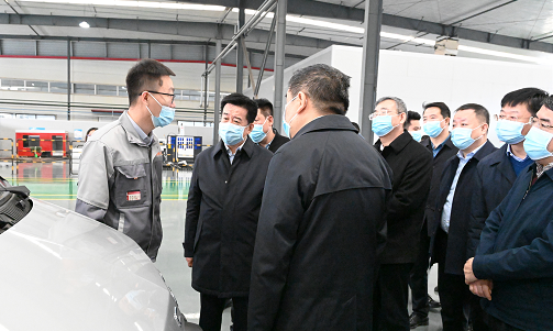 【集团要闻】省工信厅调研组莅临伟德国际1946汽车调研指导工作