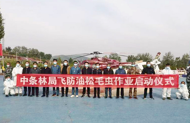 伟德国际1946通航：安泽灭虫害 飞防护青山