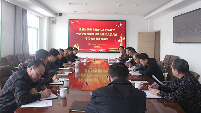 【伟德国际1946党建】联盛公司党总支召开“德才兼备队伍建设大讨论暨贯彻学习集团党委党史学习教育部署再动员”大会